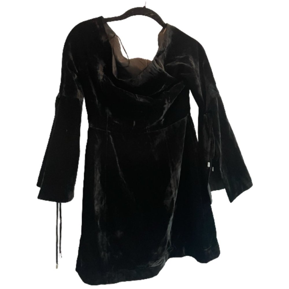 C/MEO COLLECTIVE -  Black Velvet Dress